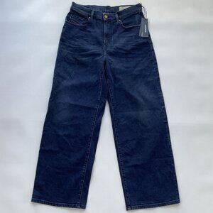 $198 Diesel Women’s Widee Regular Straight Jeans High Waist 084ZC Size 29